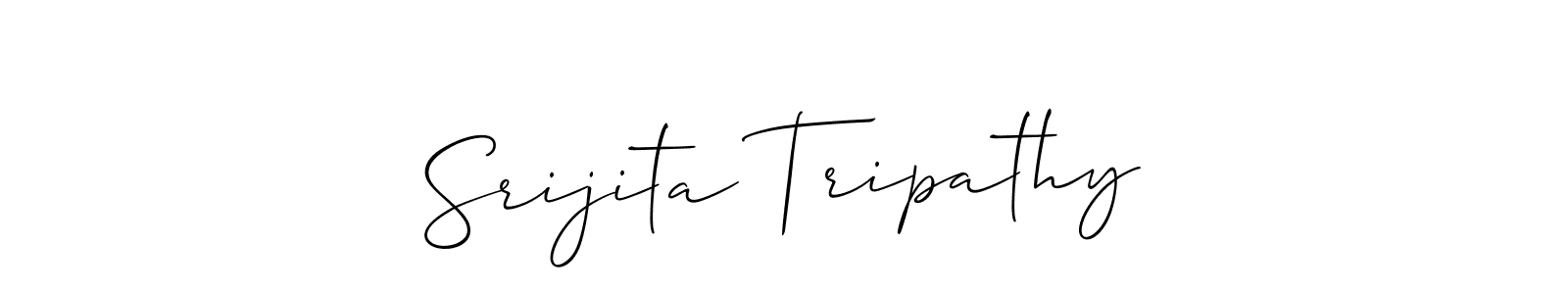 It looks lik you need a new signature style for name Srijita Tripathy. Design unique handwritten (Allison_Script) signature with our free signature maker in just a few clicks. Srijita Tripathy signature style 2 images and pictures png