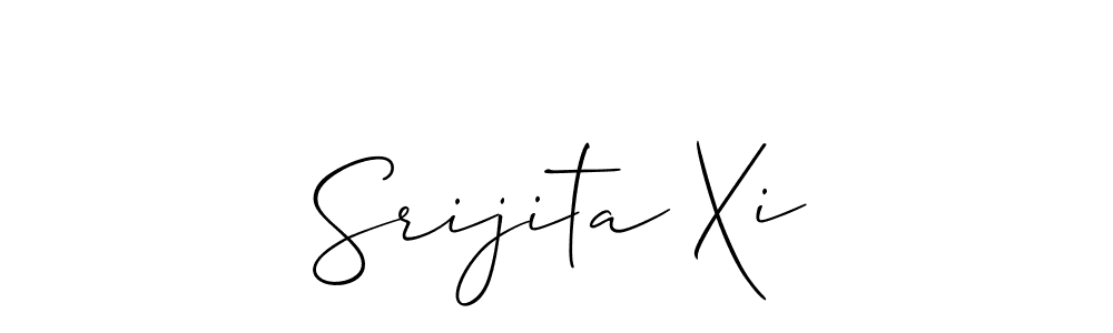 How to make Srijita Xi signature? Allison_Script is a professional autograph style. Create handwritten signature for Srijita Xi name. Srijita Xi signature style 2 images and pictures png