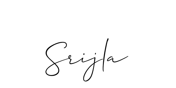 You should practise on your own different ways (Allison_Script) to write your name (Srijla) in signature. don't let someone else do it for you. Srijla signature style 2 images and pictures png