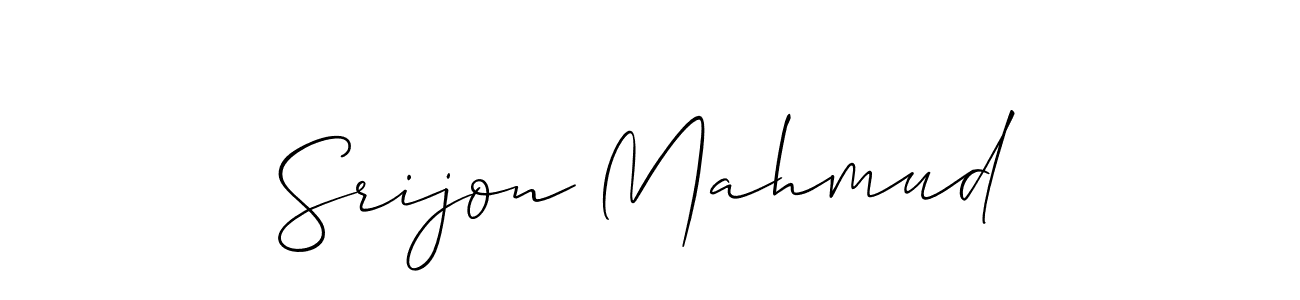 See photos of Srijon Mahmud official signature by Spectra . Check more albums & portfolios. Read reviews & check more about Allison_Script font. Srijon Mahmud signature style 2 images and pictures png