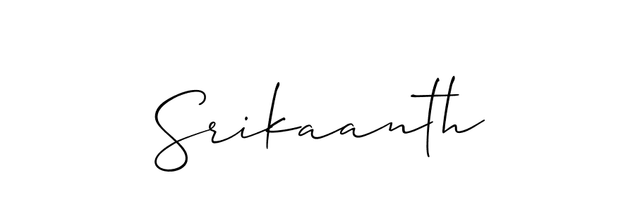 Srikaanth stylish signature style. Best Handwritten Sign (Allison_Script) for my name. Handwritten Signature Collection Ideas for my name Srikaanth. Srikaanth signature style 2 images and pictures png