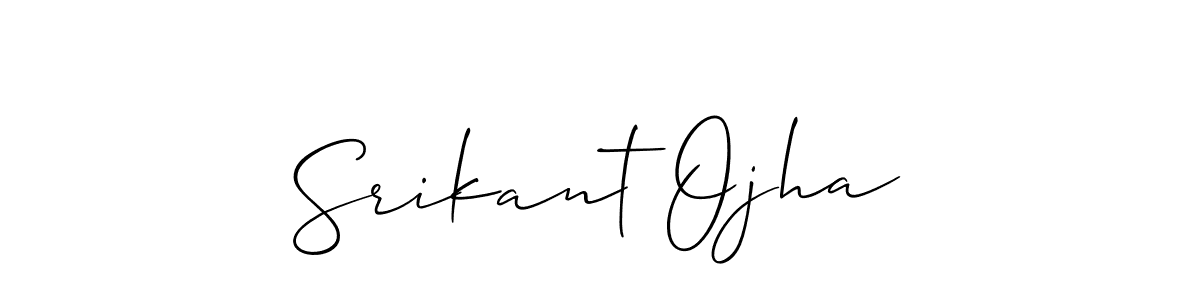 Make a beautiful signature design for name Srikant Ojha. With this signature (Allison_Script) style, you can create a handwritten signature for free. Srikant Ojha signature style 2 images and pictures png