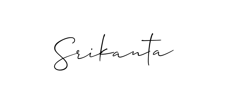 How to make Srikanta name signature. Use Allison_Script style for creating short signs online. This is the latest handwritten sign. Srikanta signature style 2 images and pictures png