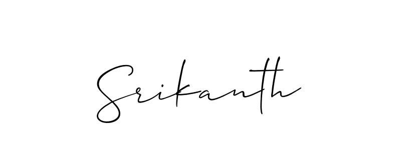 How to Draw Srikanth signature style? Allison_Script is a latest design signature styles for name Srikanth. Srikanth signature style 2 images and pictures png