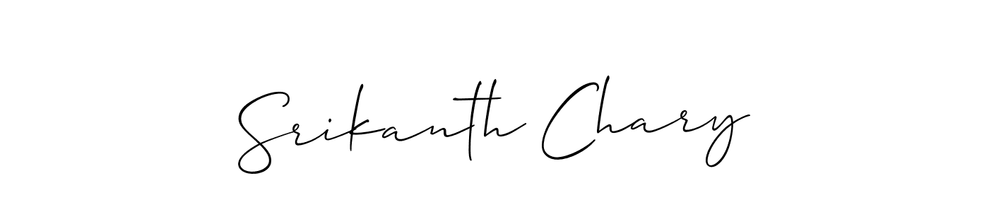 Make a beautiful signature design for name Srikanth Chary. Use this online signature maker to create a handwritten signature for free. Srikanth Chary signature style 2 images and pictures png