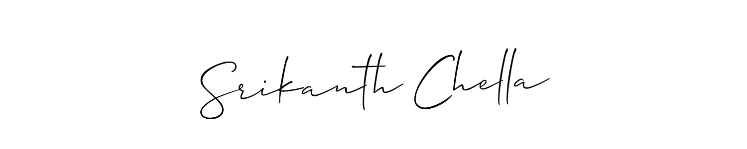 You can use this online signature creator to create a handwritten signature for the name Srikanth Chella. This is the best online autograph maker. Srikanth Chella signature style 2 images and pictures png
