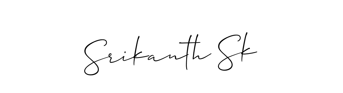 You can use this online signature creator to create a handwritten signature for the name Srikanth Sk. This is the best online autograph maker. Srikanth Sk signature style 2 images and pictures png