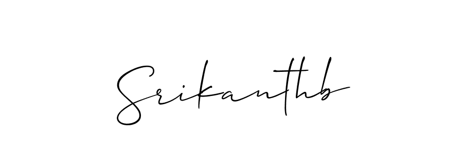 Here are the top 10 professional signature styles for the name Srikanthb. These are the best autograph styles you can use for your name. Srikanthb signature style 2 images and pictures png