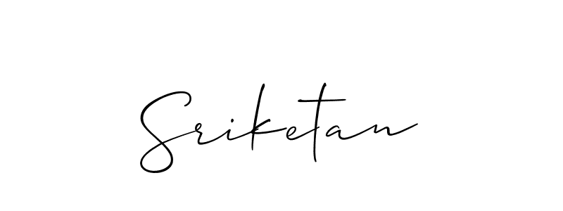 How to Draw Sriketan signature style? Allison_Script is a latest design signature styles for name Sriketan. Sriketan signature style 2 images and pictures png
