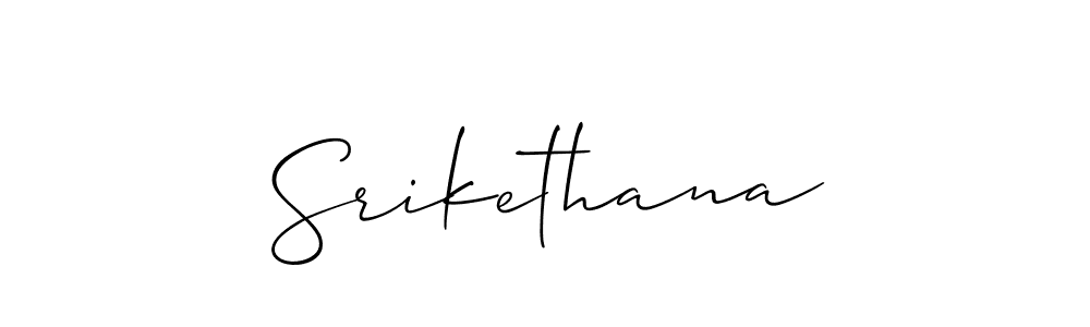 Best and Professional Signature Style for Srikethana. Allison_Script Best Signature Style Collection. Srikethana signature style 2 images and pictures png