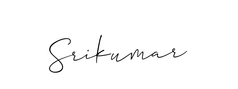 Also You can easily find your signature by using the search form. We will create Srikumar name handwritten signature images for you free of cost using Allison_Script sign style. Srikumar signature style 2 images and pictures png