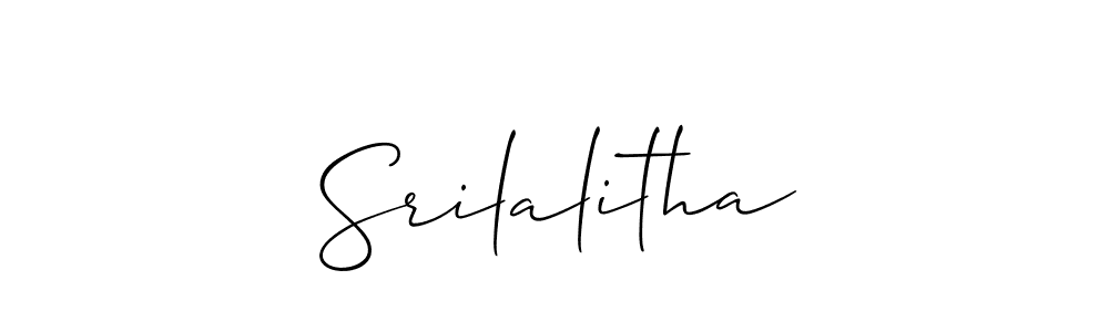 Once you've used our free online signature maker to create your best signature Allison_Script style, it's time to enjoy all of the benefits that Srilalitha name signing documents. Srilalitha signature style 2 images and pictures png