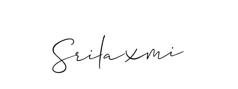 if you are searching for the best signature style for your name Srilaxmi. so please give up your signature search. here we have designed multiple signature styles  using Allison_Script. Srilaxmi signature style 2 images and pictures png