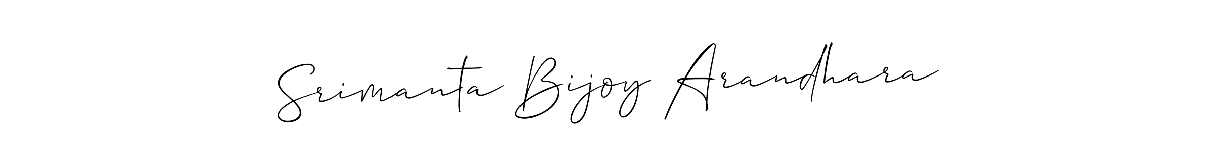 Make a beautiful signature design for name Srimanta Bijoy Arandhara. Use this online signature maker to create a handwritten signature for free. Srimanta Bijoy Arandhara signature style 2 images and pictures png