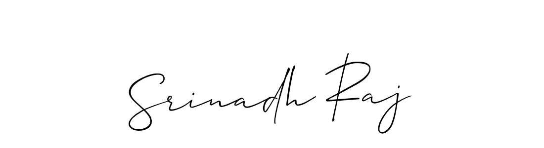 Make a beautiful signature design for name Srinadh Raj. Use this online signature maker to create a handwritten signature for free. Srinadh Raj signature style 2 images and pictures png