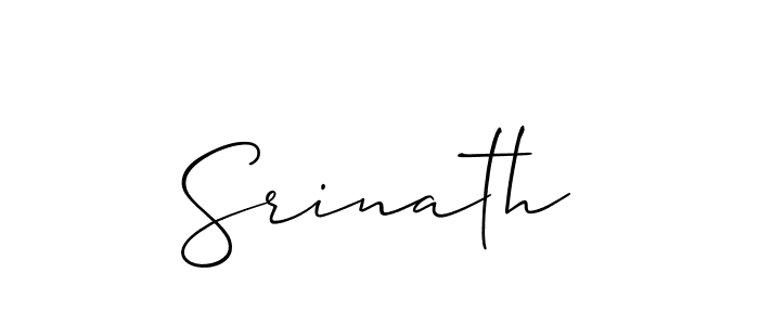 Srinath stylish signature style. Best Handwritten Sign (Allison_Script) for my name. Handwritten Signature Collection Ideas for my name Srinath. Srinath signature style 2 images and pictures png