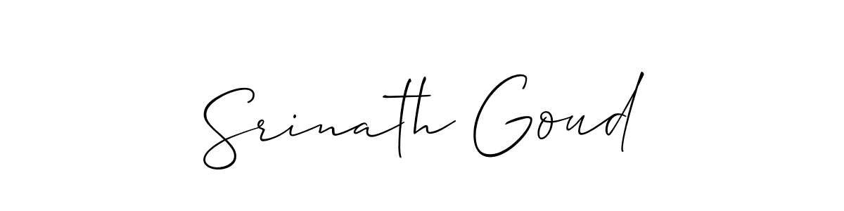 Here are the top 10 professional signature styles for the name Srinath Goud. These are the best autograph styles you can use for your name. Srinath Goud signature style 2 images and pictures png