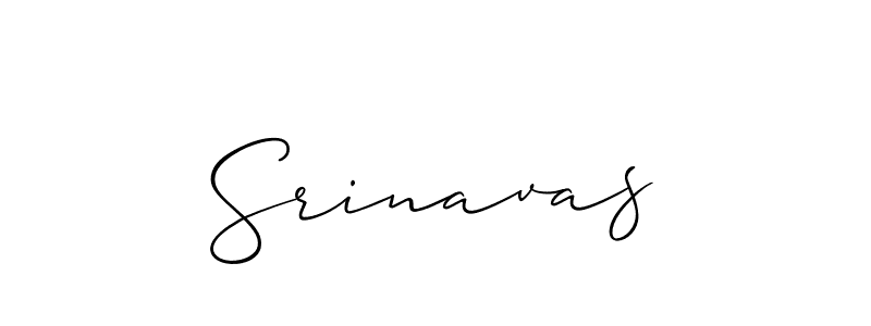 You should practise on your own different ways (Allison_Script) to write your name (Srinavas) in signature. don't let someone else do it for you. Srinavas signature style 2 images and pictures png