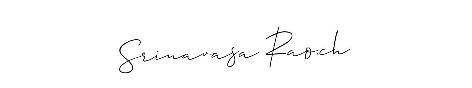 if you are searching for the best signature style for your name Srinavasa Rao.ch. so please give up your signature search. here we have designed multiple signature styles  using Allison_Script. Srinavasa Rao.ch signature style 2 images and pictures png