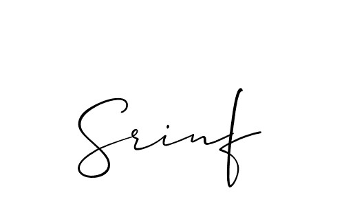 Check out images of Autograph of Srinf name. Actor Srinf Signature Style. Allison_Script is a professional sign style online. Srinf signature style 2 images and pictures png