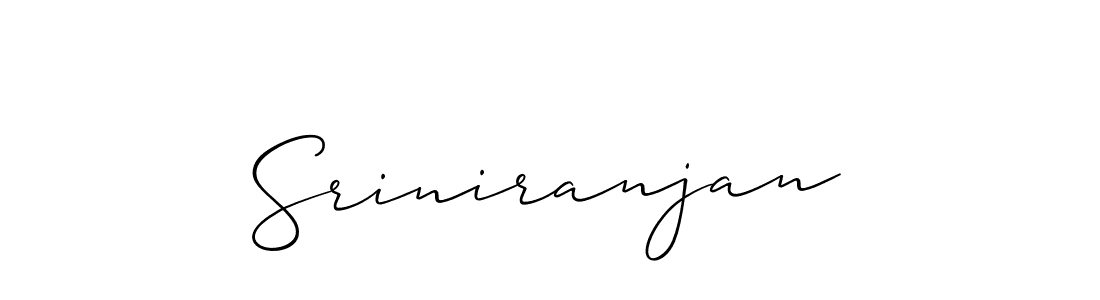 Make a beautiful signature design for name Sriniranjan. Use this online signature maker to create a handwritten signature for free. Sriniranjan signature style 2 images and pictures png