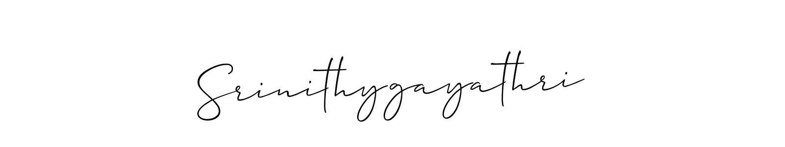 Make a beautiful signature design for name Srinithygayathri. Use this online signature maker to create a handwritten signature for free. Srinithygayathri signature style 2 images and pictures png