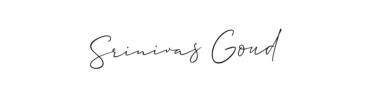 It looks lik you need a new signature style for name Srinivas Goud. Design unique handwritten (Allison_Script) signature with our free signature maker in just a few clicks. Srinivas Goud signature style 2 images and pictures png