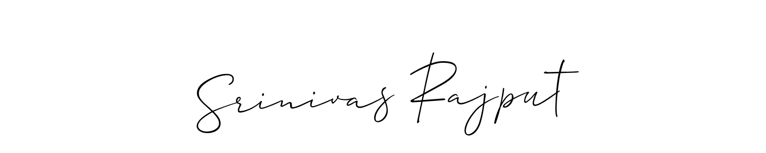 Make a beautiful signature design for name Srinivas Rajput. Use this online signature maker to create a handwritten signature for free. Srinivas Rajput signature style 2 images and pictures png