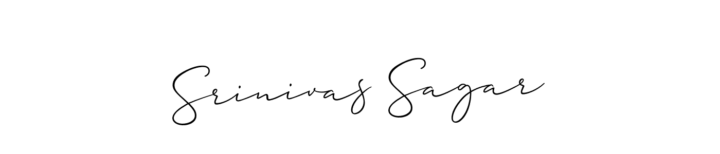 How to Draw Srinivas Sagar signature style? Allison_Script is a latest design signature styles for name Srinivas Sagar. Srinivas Sagar signature style 2 images and pictures png