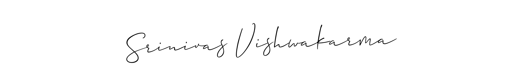 It looks lik you need a new signature style for name Srinivas Vishwakarma. Design unique handwritten (Allison_Script) signature with our free signature maker in just a few clicks. Srinivas Vishwakarma signature style 2 images and pictures png