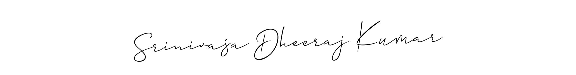 Make a beautiful signature design for name Srinivasa Dheeraj Kumar. Use this online signature maker to create a handwritten signature for free. Srinivasa Dheeraj Kumar signature style 2 images and pictures png