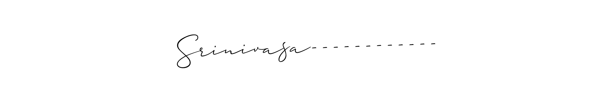 How to make Srinivasa------------ signature? Allison_Script is a professional autograph style. Create handwritten signature for Srinivasa------------ name. Srinivasa------------ signature style 2 images and pictures png