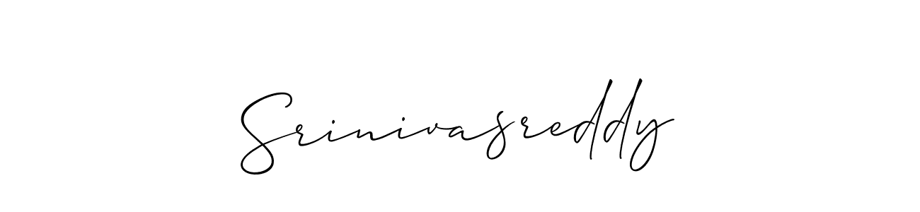 Create a beautiful signature design for name Srinivasreddy. With this signature (Allison_Script) fonts, you can make a handwritten signature for free. Srinivasreddy signature style 2 images and pictures png