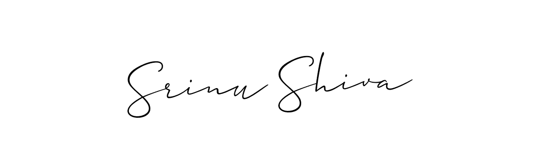 Best and Professional Signature Style for Srinu Shiva. Allison_Script Best Signature Style Collection. Srinu Shiva signature style 2 images and pictures png