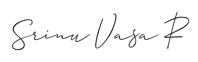 Discover how Srinu Vasa R looks in an executive cursive font (Allison_Script). Perfect for legal documents, invoices, and certificates. Srinu Vasa R signature style 2 images and pictures png