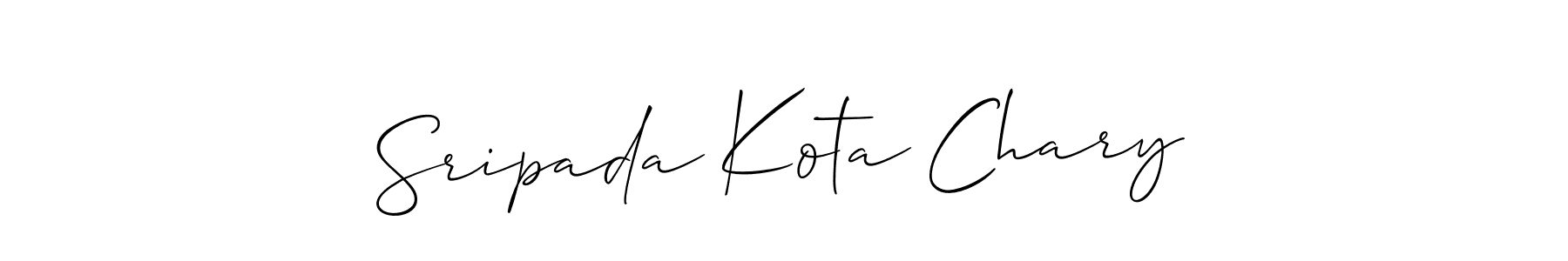 Also You can easily find your signature by using the search form. We will create Sripada Kota Chary name handwritten signature images for you free of cost using Allison_Script sign style. Sripada Kota Chary signature style 2 images and pictures png