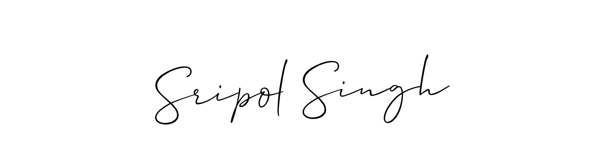 Check out images of Autograph of Sripol Singh name. Actor Sripol Singh Signature Style. Allison_Script is a professional sign style online. Sripol Singh signature style 2 images and pictures png