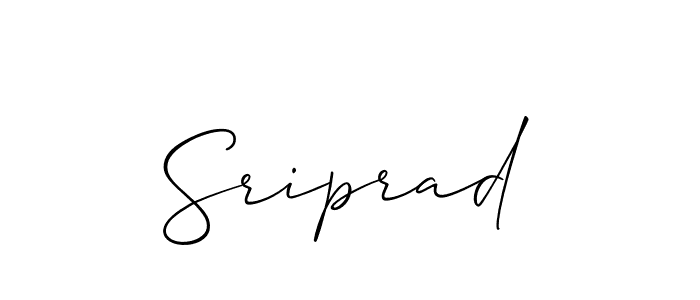 You can use this online signature creator to create a handwritten signature for the name Sriprad. This is the best online autograph maker. Sriprad signature style 2 images and pictures png