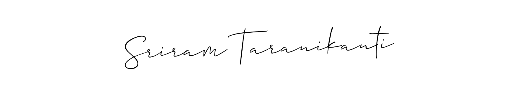 Best and Professional Signature Style for Sriram Taranikanti. Allison_Script Best Signature Style Collection. Sriram Taranikanti signature style 2 images and pictures png