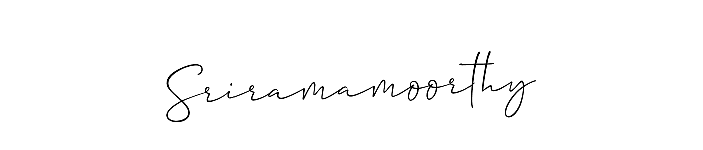 Make a short Sriramamoorthy signature style. Manage your documents anywhere anytime using Allison_Script. Create and add eSignatures, submit forms, share and send files easily. Sriramamoorthy signature style 2 images and pictures png