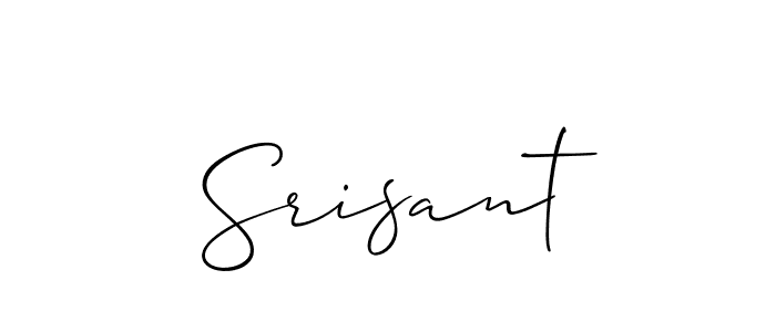 Also You can easily find your signature by using the search form. We will create Srisant name handwritten signature images for you free of cost using Allison_Script sign style. Srisant signature style 2 images and pictures png
