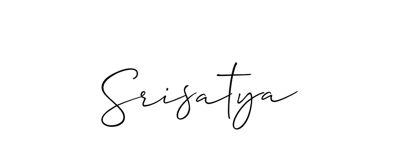 Once you've used our free online signature maker to create your best signature Allison_Script style, it's time to enjoy all of the benefits that Srisatya name signing documents. Srisatya signature style 2 images and pictures png