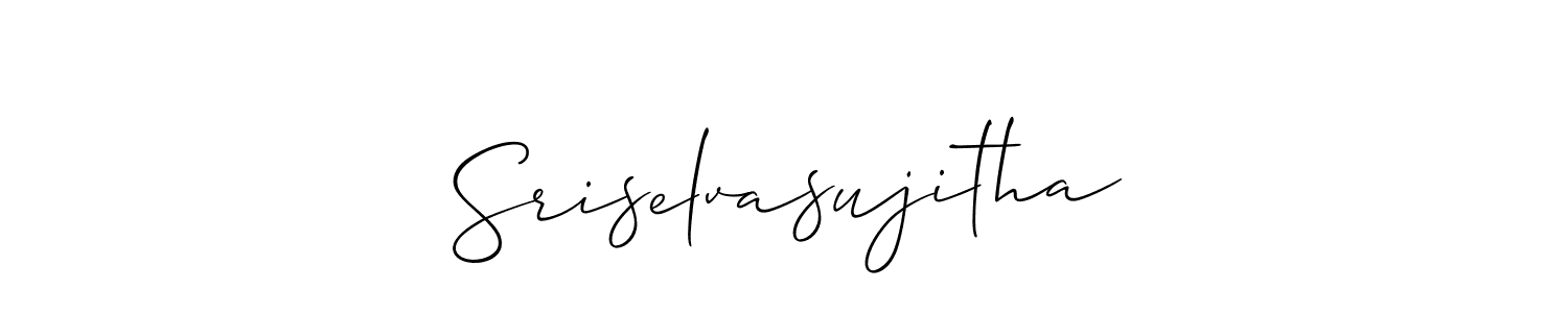 See photos of Sriselvasujitha official signature by Spectra . Check more albums & portfolios. Read reviews & check more about Allison_Script font. Sriselvasujitha signature style 2 images and pictures png