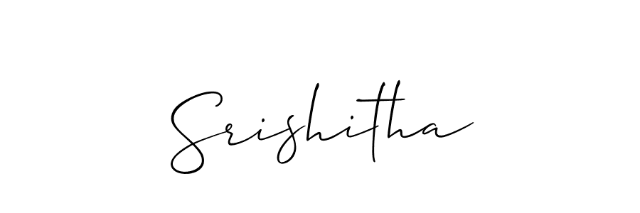 Make a beautiful signature design for name Srishitha. Use this online signature maker to create a handwritten signature for free. Srishitha signature style 2 images and pictures png