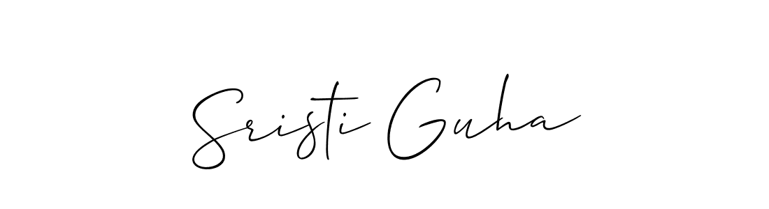Make a beautiful signature design for name Sristi Guha. Use this online signature maker to create a handwritten signature for free. Sristi Guha signature style 2 images and pictures png