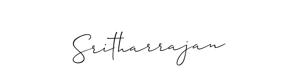 Sritharrajan stylish signature style. Best Handwritten Sign (Allison_Script) for my name. Handwritten Signature Collection Ideas for my name Sritharrajan. Sritharrajan signature style 2 images and pictures png