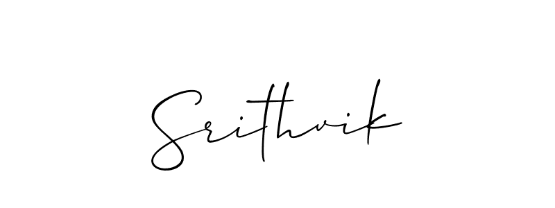 The best way (Allison_Script) to make a short signature is to pick only two or three words in your name. The name Srithvik include a total of six letters. For converting this name. Srithvik signature style 2 images and pictures png