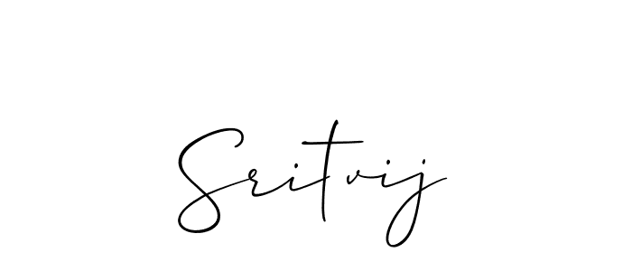 Best and Professional Signature Style for Sritvij. Allison_Script Best Signature Style Collection. Sritvij signature style 2 images and pictures png