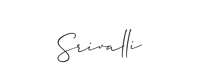 This is the best signature style for the Srivalli name. Also you like these signature font (Allison_Script). Mix name signature. Srivalli signature style 2 images and pictures png