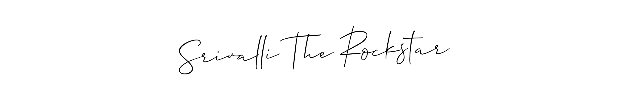 Srivalli The Rockstar stylish signature style. Best Handwritten Sign (Allison_Script) for my name. Handwritten Signature Collection Ideas for my name Srivalli The Rockstar. Srivalli The Rockstar signature style 2 images and pictures png